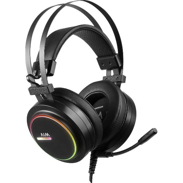 AIM Gaming AIMH headphones/headset Hoofdband Zwart