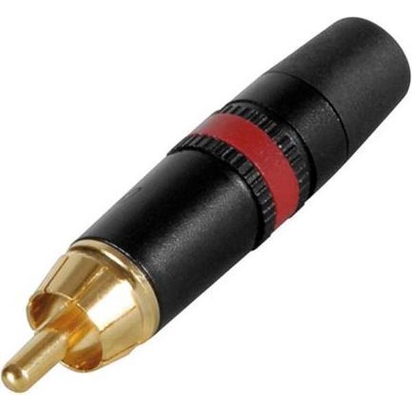 Rca-Stekker - Verguld - Rode Ring