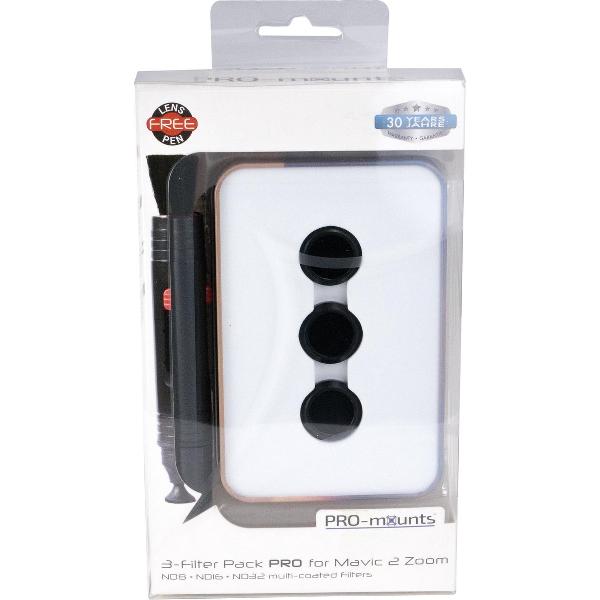 PRO-mounts 3-Filter Pack PRO for Mavic 2 Zoom (ND8 + ND16 + ND32 Multi Coated)
