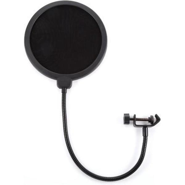 WiseGoods - Microfoon Pop Filter - Microfoon - Studio Microfoon - MPF-6 - 6 Inch - Schokdemping - Zwart
