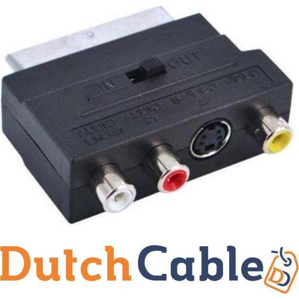 Dutch Cable RCA Scart Adapter