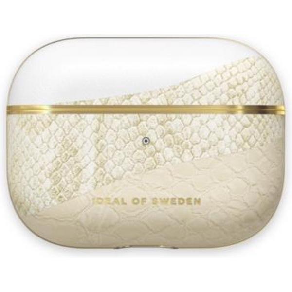 iDeal of Sweden AirPods Case PU voor Pro Cream Gold Snake