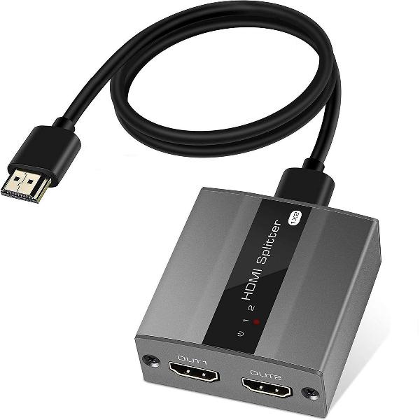 hdmi splitter 1 in 2 uit - Avedio Links 4K HDMI Splitter 1 in 2 uit 1x2 HDMI Splitter voor Dual Monitor