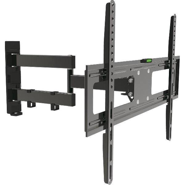 Full Motion Universele TV Muurbeugel - Heavy Duty Wand Ophang TV Beugel Steun - Televisie Ophangsysteem Ophangbeugel - Draaibaar En Kantelbaar - Wall Mount - Televisiebeugel Ophangsysteem - Voor Schermen Van 37-70 Inch - 50KG Draagvermogen - Zwart