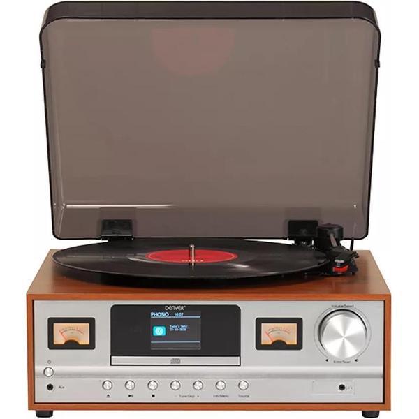 Musicsystem Retro with DAB+ Lightwood