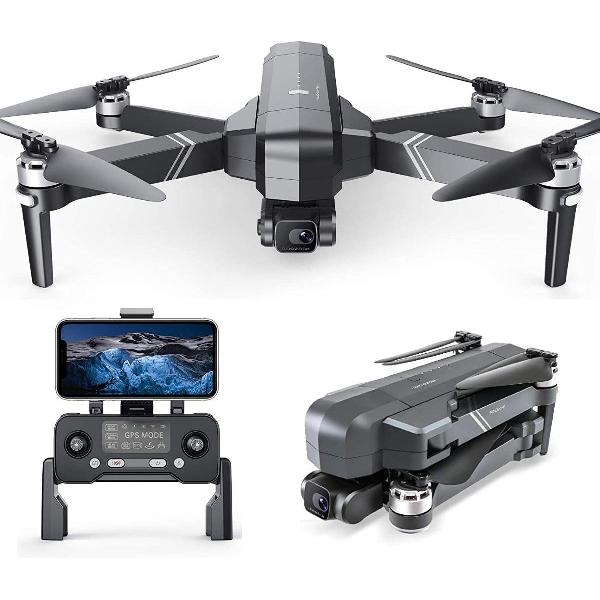 Trendtrading TD60RC Drone met 4K camera - PRO BRUSHLESS MOTOR - Zilver