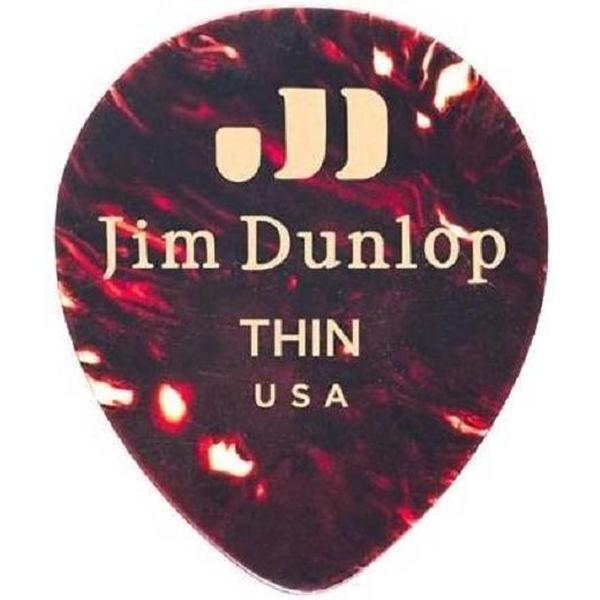 Dunlop Teardrop Celluloid Pick 6-Pack plectrum