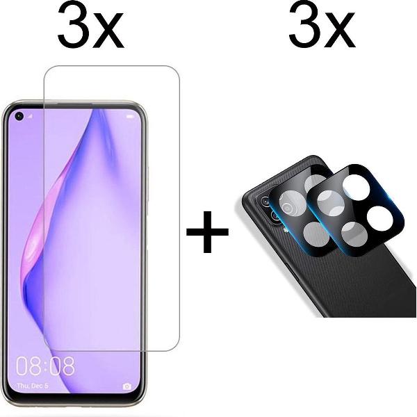 Huawei P40 Lite screenprotector 3 stuks - Huawei P40 Lite camera screenprotector - 3 stuks