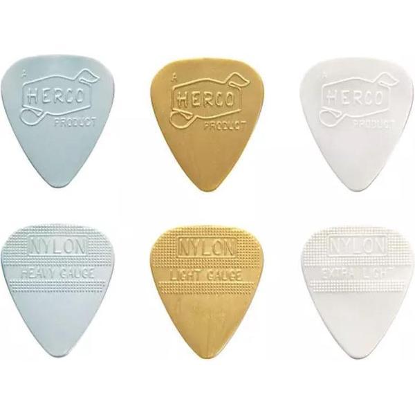 Herco Vintage '66 plectrum light - heavy 6-pack