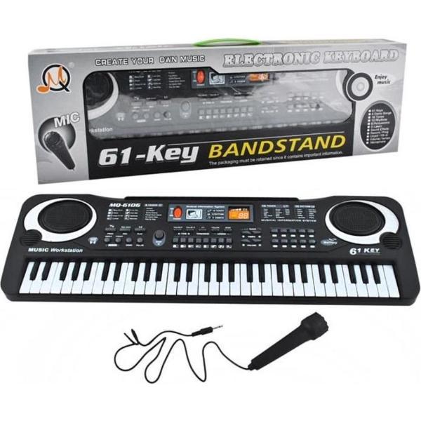 Keyboard Piano met Microfoon - 61 toetsen - Piano Keyboard - Keyboard Piano Muziekinstrument - Keyboard met Microfoon