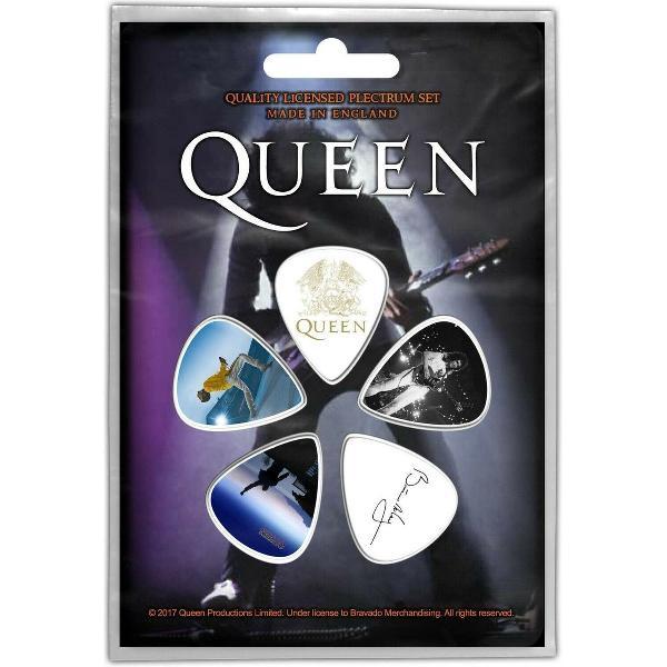 Queen Plectrum Brian May Set van 5 Multicolours