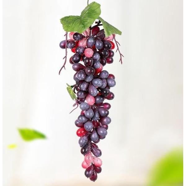 2 Trossen 110 Granulaat Agaat Druiven Simulatie Fruit Simulatie Druiven PVC met Crème Druivenschiet Props