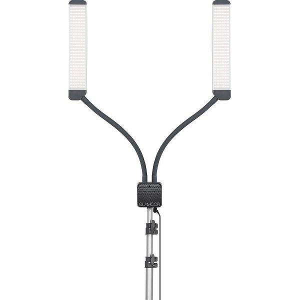 GLAMCOR ULTRA X – **NIEUW MODEL** HD LED Lighting |lamp set led ringlicht met statief | Studiolamp | Make-Up lamp