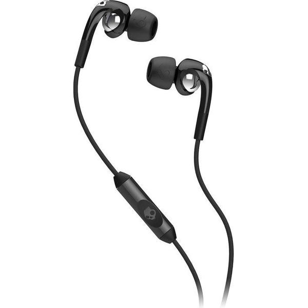 Skullcandy The Fix – In-ear oordopjes met Mic voor iPod/iPhone/iPad – Chrome/Zwart