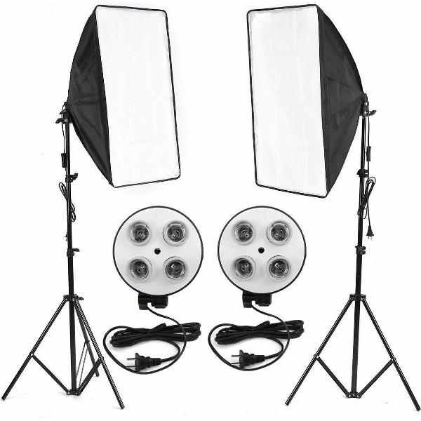 Studioverlichting standaarden twee stuks