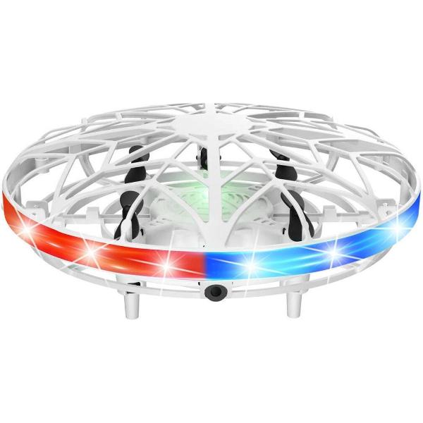 UFO Drone - Handgestuurd – Infrarood sensoren - Wit