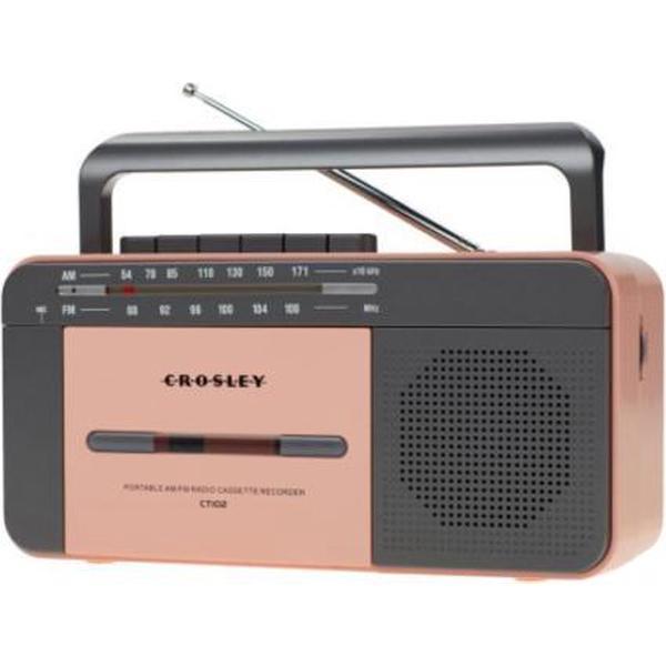 Crosley Draagbare Bluetooth Radio – Radio/Casettespeler – Roze