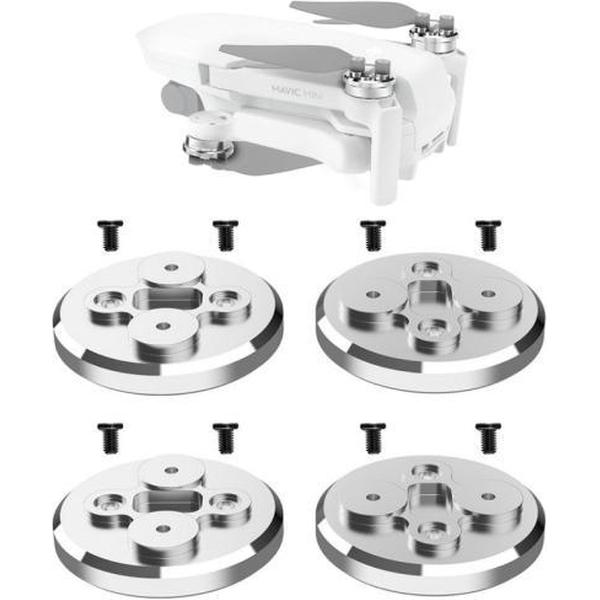 RCSTQ 4 STUKS Motorbeschermkap Aluminiumlegering Motorkapbeschermer met messchroefset voor DJI Mavic Mini