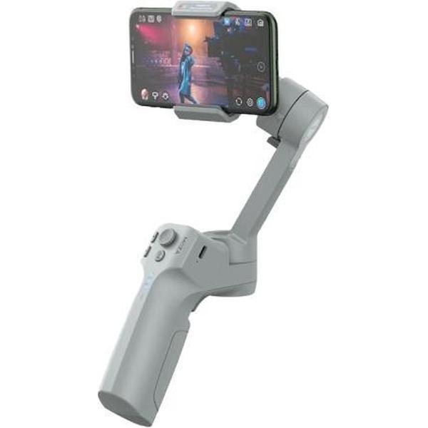 MOZA Mini MX 3-assige opvouwbare handheld gimbal-stabilisator voor actiecamera en smartphone (grijs)
