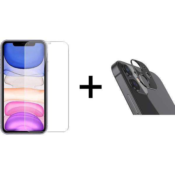 Beschermglas iPhone 12 Pro screenprotector 1 stuk - iPhone 12 Pro screen protector camera - 1 stuk - iPhone 12 Pro screenprotector glas