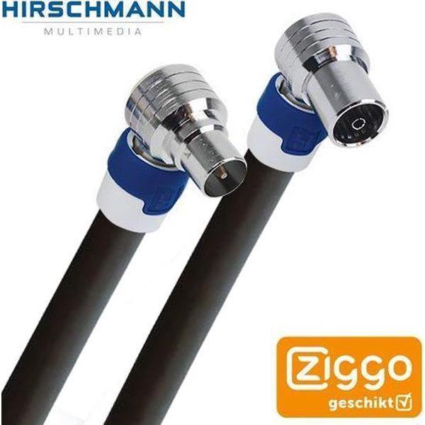 Hirschmann - FEKAB5 Coax aansluitkabel IEC 4G proof - 5m - Zwart
