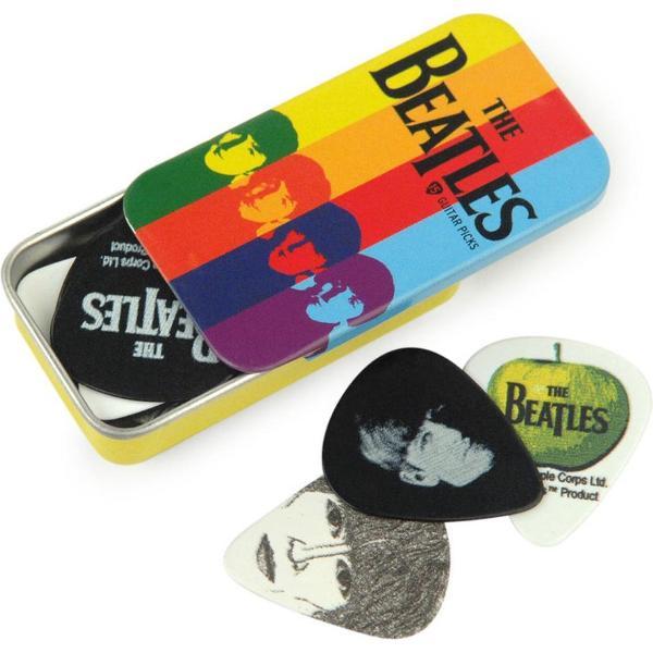 D' Addario The Beatles opbergblikje sTRIPES met 15 plectrums 0.70 mm