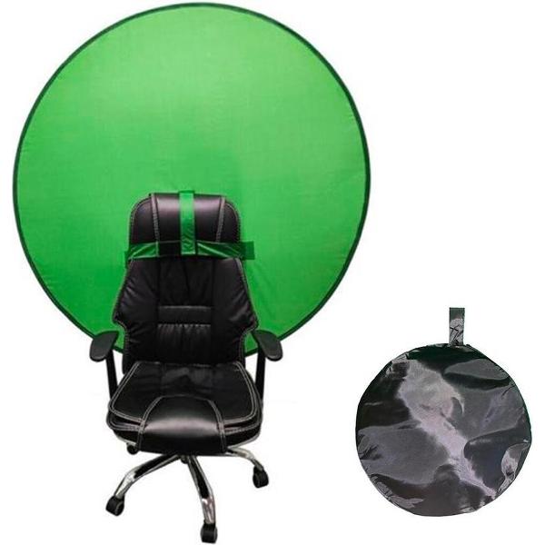 Green Screen 105 CM - Achtergronddoek - Uitvouwbaar scherm - Streamen - Youtube - Online lesgeven - Foto's - Studio - Tik Tok - Kantoor - Inclusief Draagtas