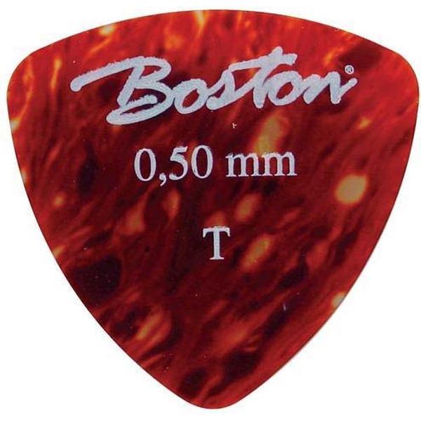 Boston Plectrum 0.50 mm celluloid tortoise PK-40-T Thin p/s