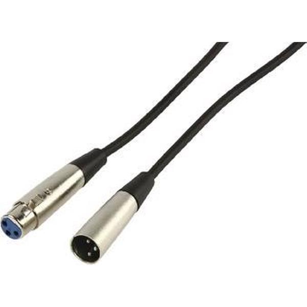 Valueline CABLE-430/9 audio kabel 9 m XLR (3-pin) Zwart