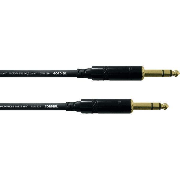 Cordial CFM1,5VV Instrumenten Kabel [1x Jackplug male 6.3 mm - 1x Jackplug male 6.3 mm] 1.50 m Zwart