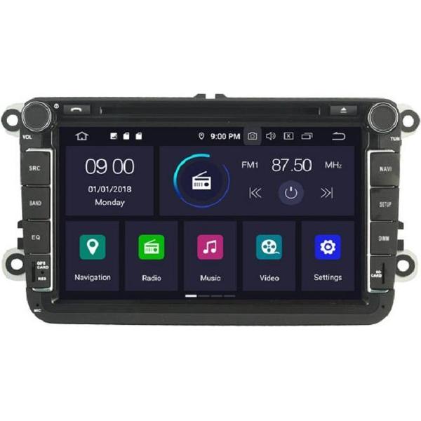 Android 10 Navigatie VW golf passat caddy dvd carkit usb 64GB