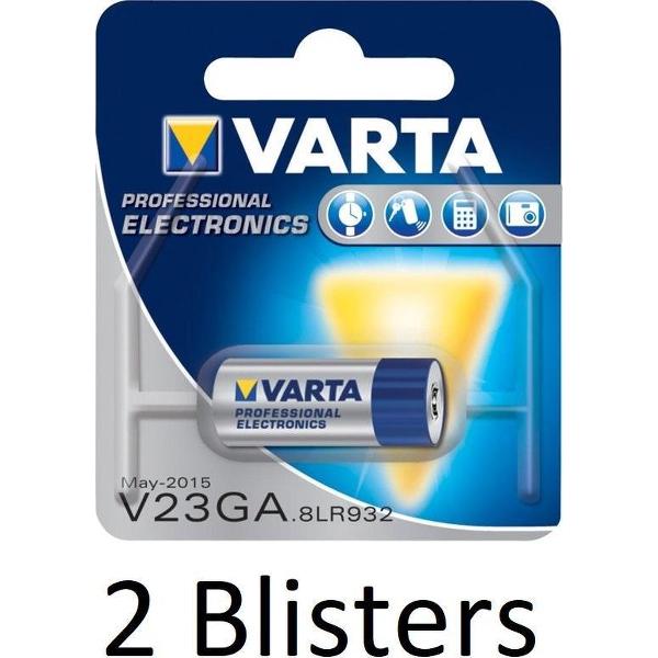 2 Stuks (2 Blisters a 1 st) Varta V23GA Wegwerpbatterij Alkaline
