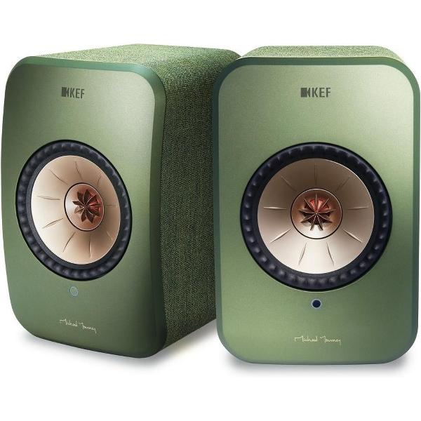 KEF LSX Wireless Stereo Speakers - Groen (per paar)