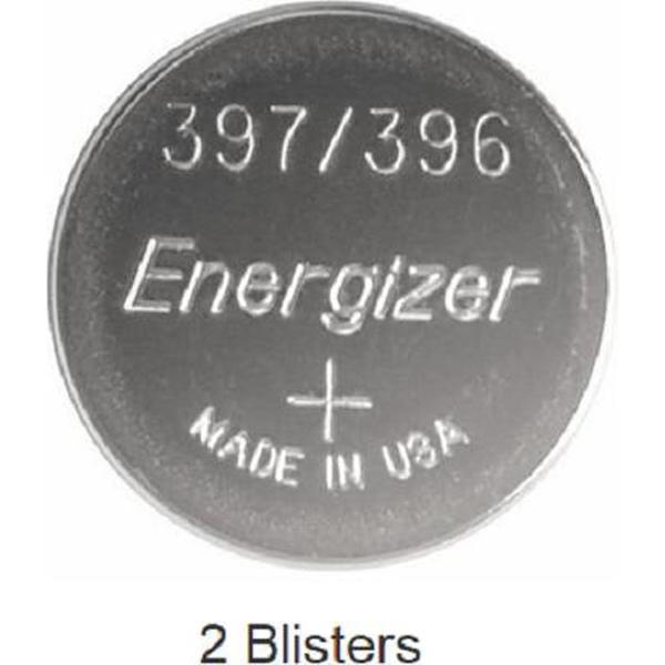2 stuks (2 blisters a 1 stuk) Energizer Silver Oxide 396/397 forniturenpack