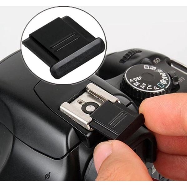 Professioneel flitsschoenkapje - Hot shoe bescherming - Hotshoe beschermer - Flitsschoen kapje voor DSLR - Universeel