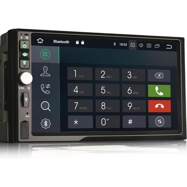 Voltario® 7 “ Android 9.0 Autoradio Universeel met navigatie, bluetooth, DVD en Octa Core