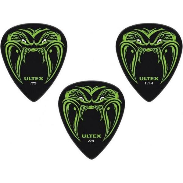 Dunlop James Hetfield Black Fang plectrum set 0.73 mm - 1.14 mm 6-pack