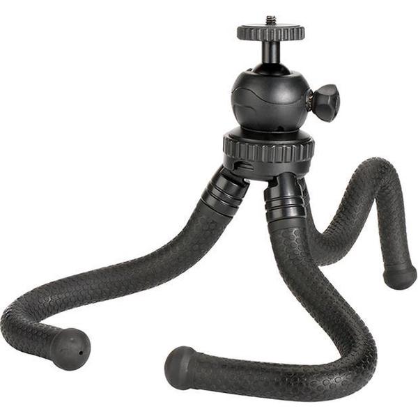 WG COMMERCE ® 3 in 1 Flexibele Octopus Tripod voor Smartphone & Camera - Compact Statief - Telefoonstatief - Universeel - Selfie Stick - Verstelbaar Statief
