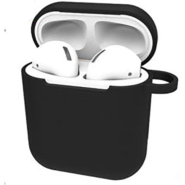 Airpods Silicone Case Cover Hoesje voor Apple Airpods - Zwart
