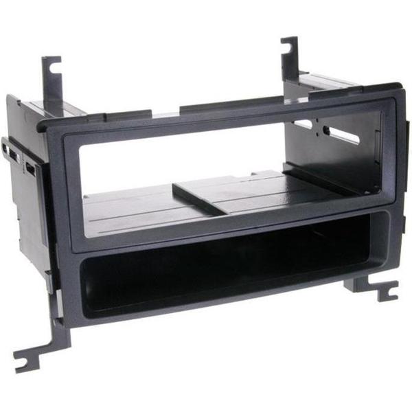 1-DIN Paneel met aflegbakje. Hyundai Santa Fe 2007 -> Kleur: Zwart