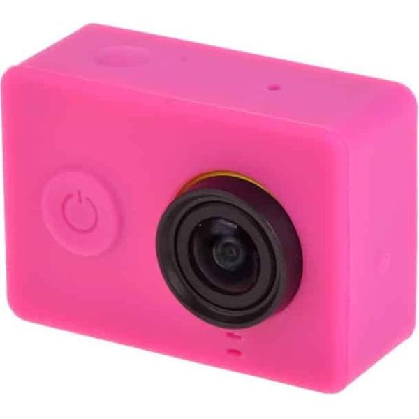 XM03 Siliconengel beschermhoes voor Xiaomi Yi Sportcamera (magenta)