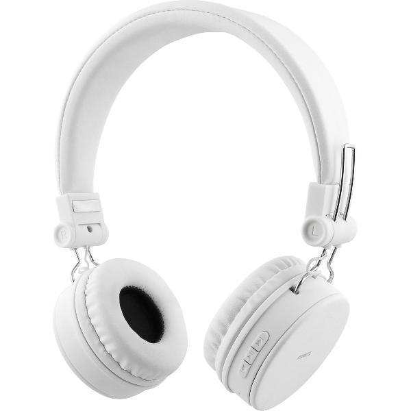 STREETZ HL-BT403 Opvouwbare draadloze On-ear hoofdtelefoon met microfoon - Wit
