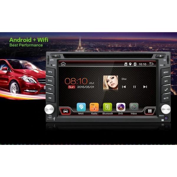 Android 10 Universeel navigatie en multimediasysteem DVD Speler Bluetooth USB WiFi