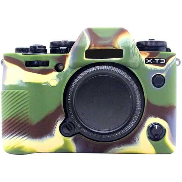 PULUZ zachte siliconen beschermhoes voor FUJIFILM XT3 (camouflage)