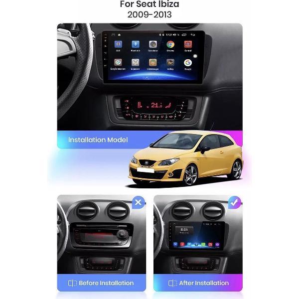GRATIS CAMERA! Seat Ibiza 2009-2013 Android 10 2+32GB navigatie en multimediasysteem