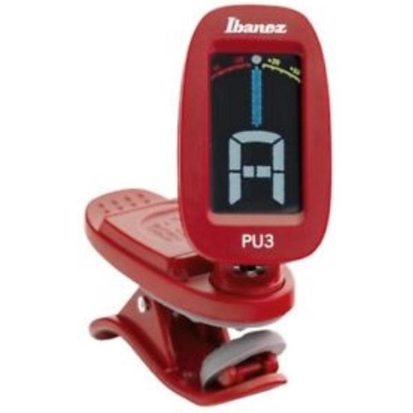 Ibanez PU3-RED Chromatic Clip Tuner / chromatische stemapparaat voor gitaar