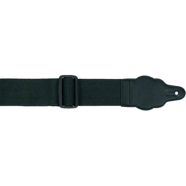 Gitaarriem Boston GRS-1-BK Nylon met Leder Zwart