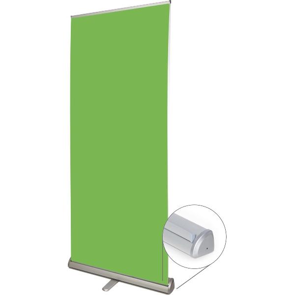 Green screen - Snelle levertijd - Premium cassette - 120x200cm - complete set + draagtas - thuiswerken - achtergronddoek - Roll-up banner