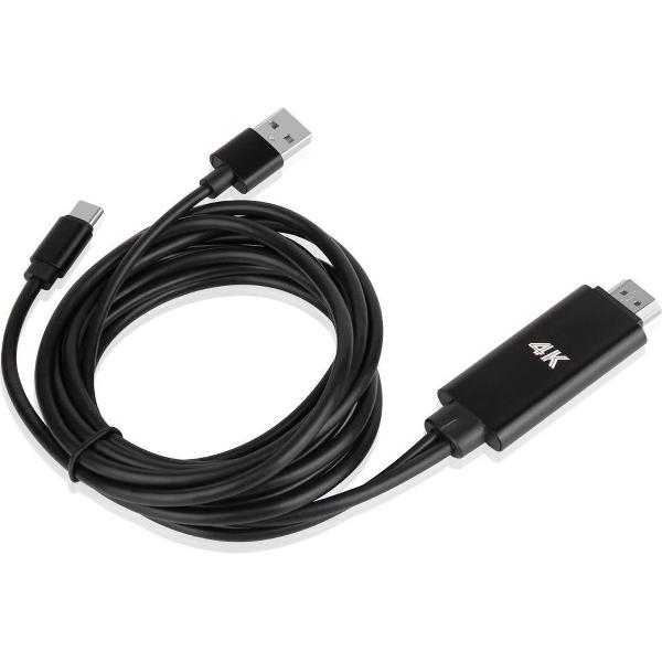 Sounix 4k HDMI kabel - High Speed - 1,8 meter - Zwart