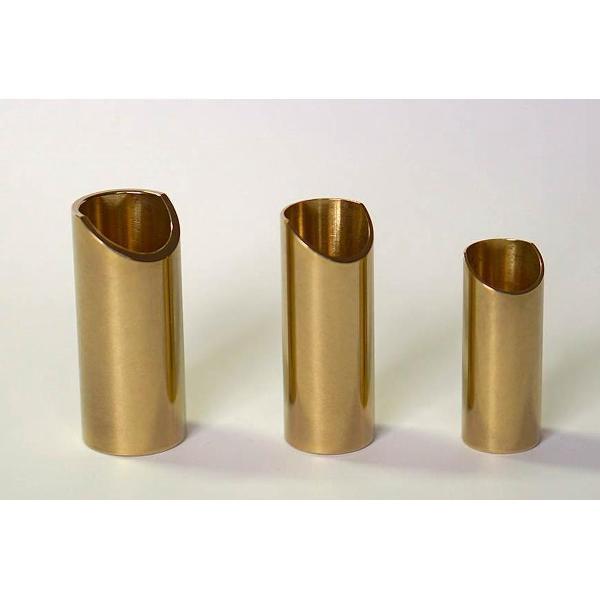 Bottleneck gitaar slide brons The Rock Slide TRS-MB maat M